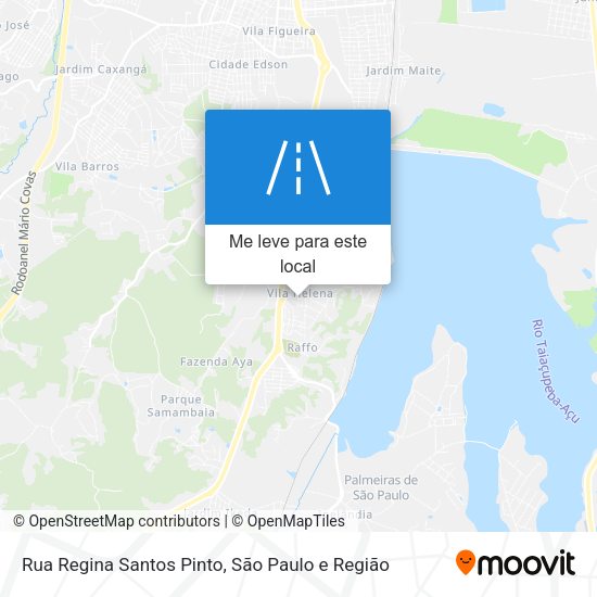 Rua Regina Santos Pinto mapa