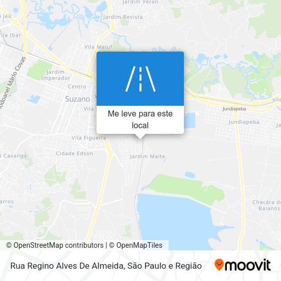 Rua Regino Alves De Almeida mapa