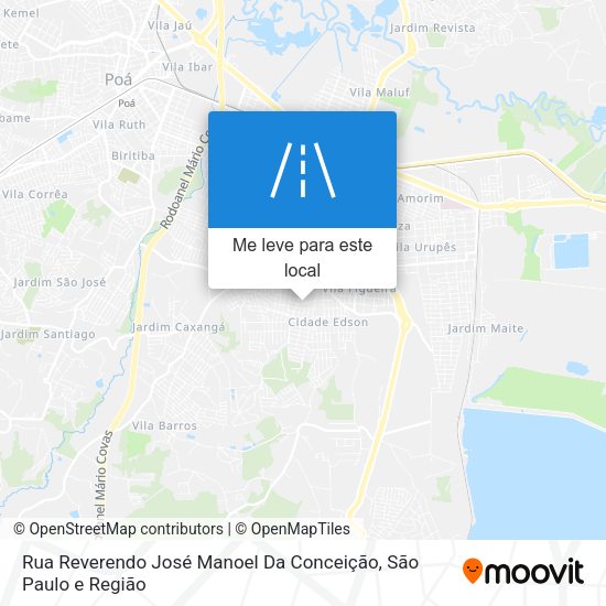 Rua Reverendo José Manoel Da Conceição mapa