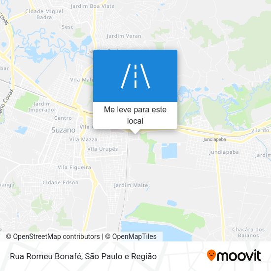 Rua Romeu Bonafé mapa