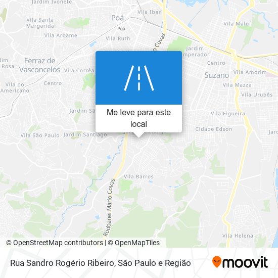 Rua Sandro Rogério Ribeiro mapa