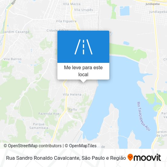 Rua Sandro Ronaldo Cavalcante mapa