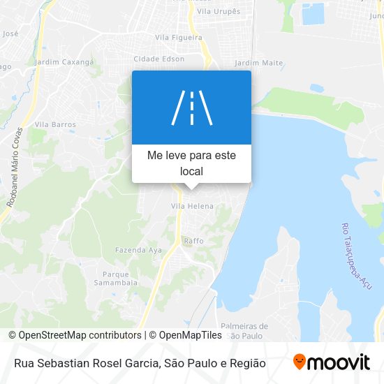 Rua Sebastian Rosel Garcia mapa