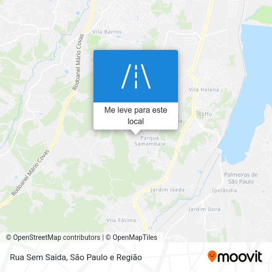 Rua Sem Saida mapa