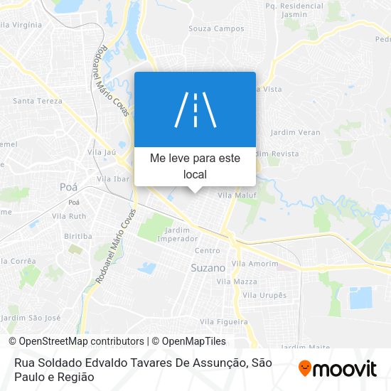 Rua Soldado Edvaldo Tavares De Assunção mapa