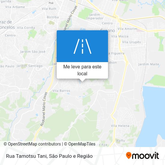 Rua Tamotsu Tani mapa