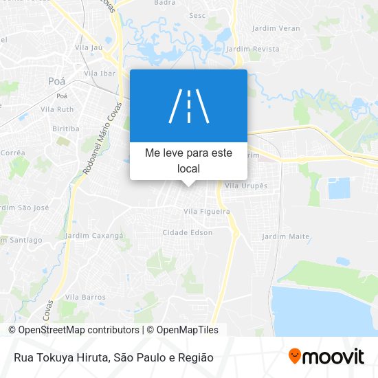 Rua Tokuya Hiruta mapa