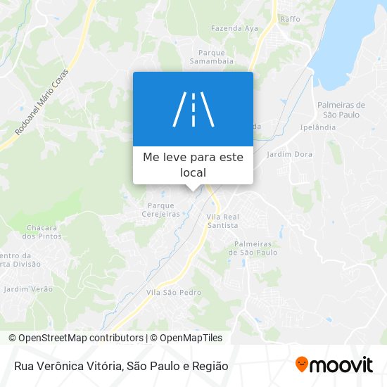 Rua Verônica Vitória mapa