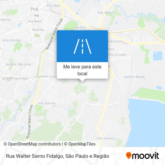 Rua Walter Sarno Fidalgo mapa