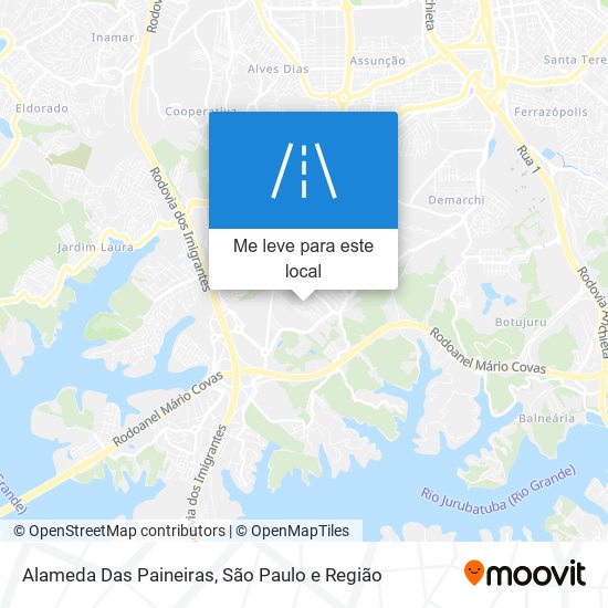 Alameda Das Paineiras mapa