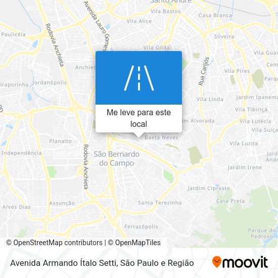 Avenida Armando Ítalo Setti mapa