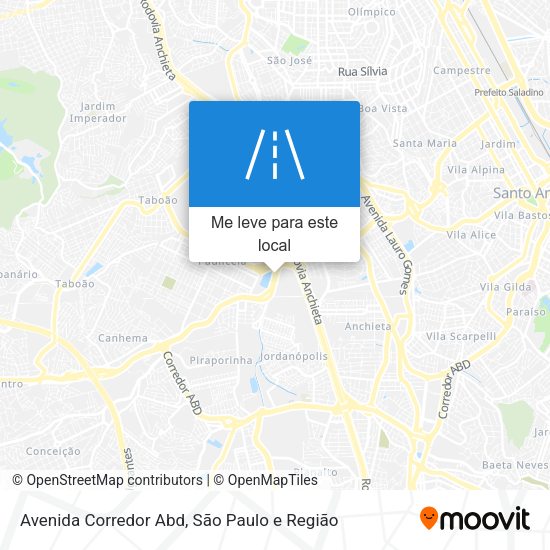 Avenida Corredor Abd mapa