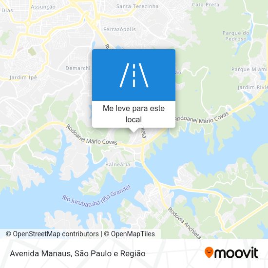 Avenida Manaus mapa