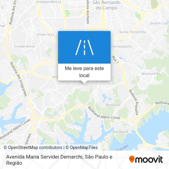 Avenida Maria Servidei Demarchi mapa