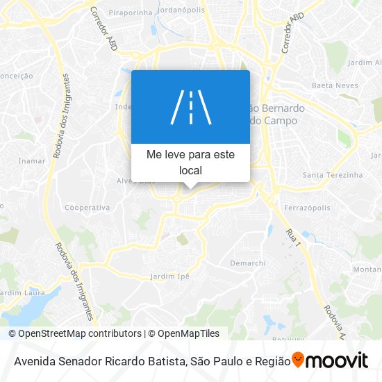 Avenida Senador Ricardo Batista mapa