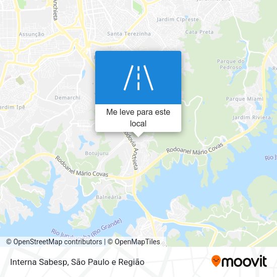 Interna Sabesp mapa