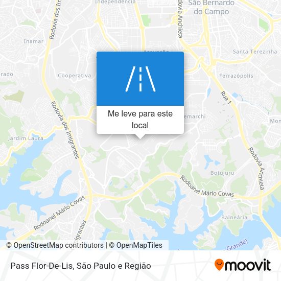 Pass Flor-De-Lis mapa