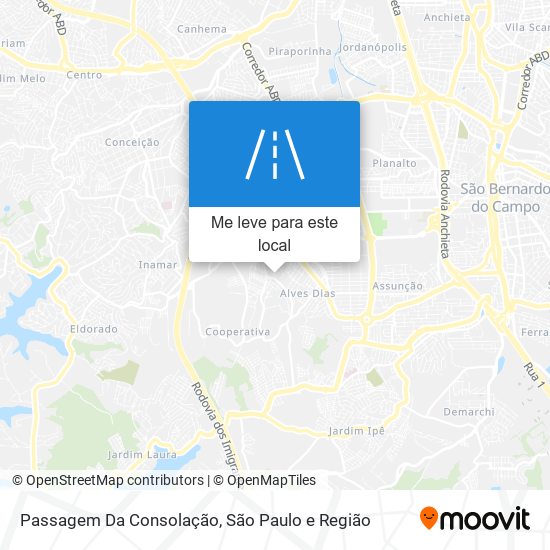 Passagem Da Consolação mapa