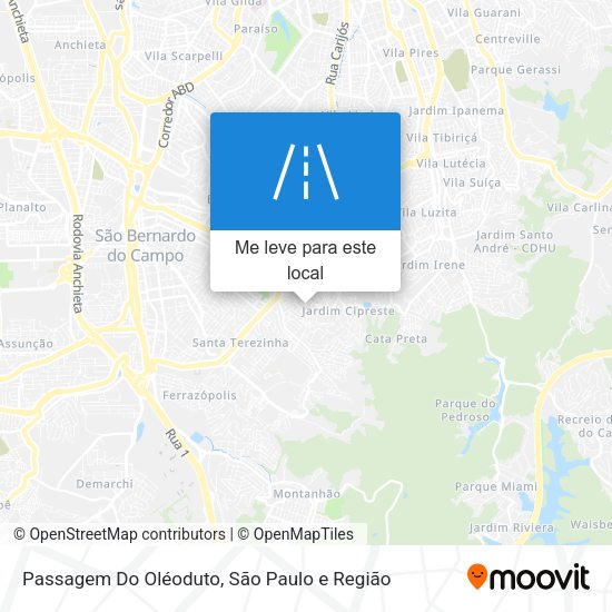 Passagem Do Oléoduto mapa