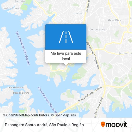 Passagem Santo André mapa