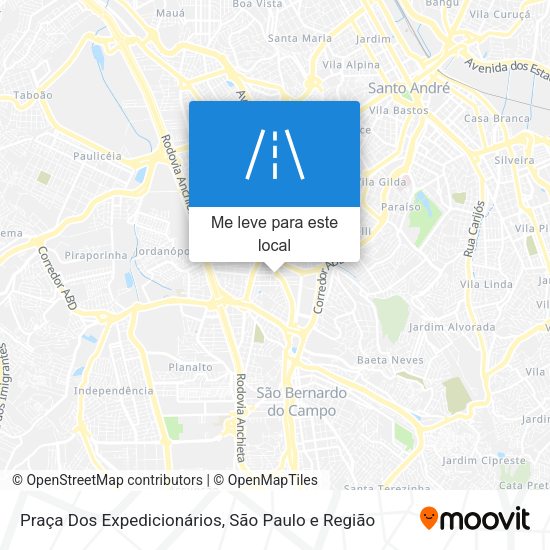 Praça Dos Expedicionários mapa