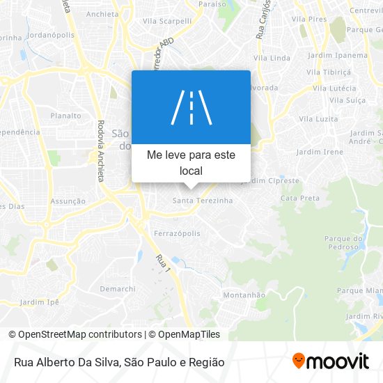 Rua Alberto Da Silva mapa