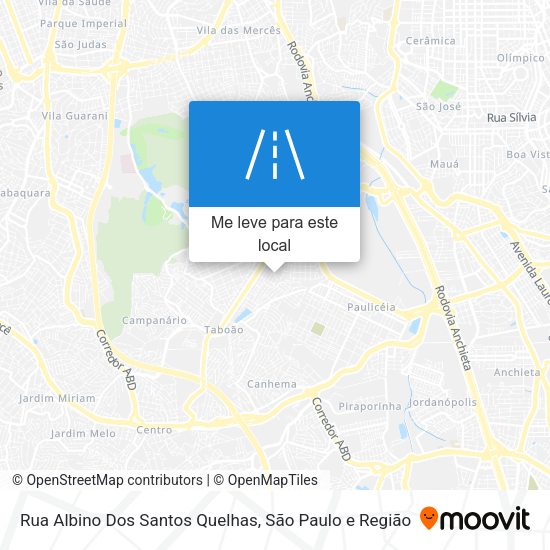 Rua Albino Dos Santos Quelhas mapa