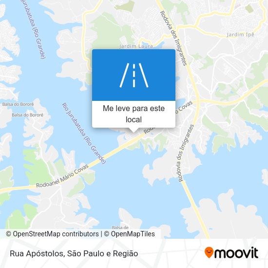 Rua Apóstolos mapa