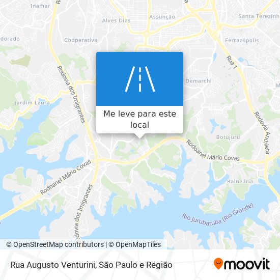 Rua Augusto Venturini mapa