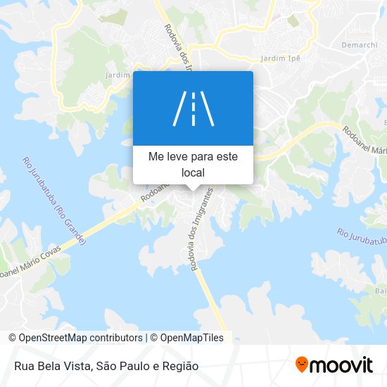 Rua Bela Vista mapa