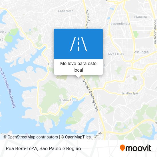 Rua Bem-Te-Vi mapa