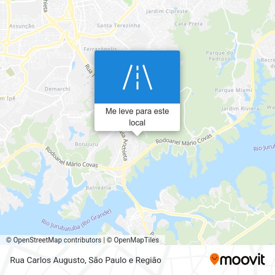 Rua Carlos Augusto mapa
