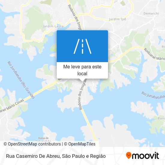 Rua Casemiro De Abreu mapa