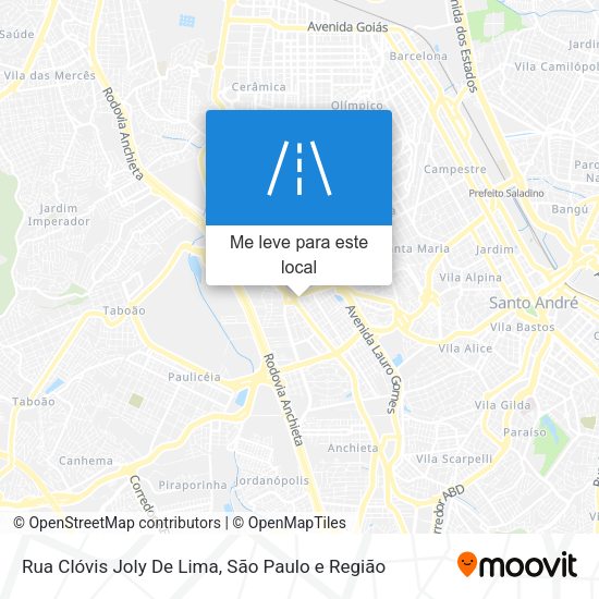 Rua Clóvis Joly De Lima mapa