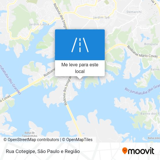 Rua Cotegipe mapa