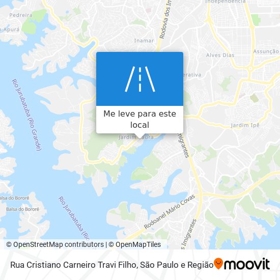 Rua Cristiano Carneiro Travi Filho mapa