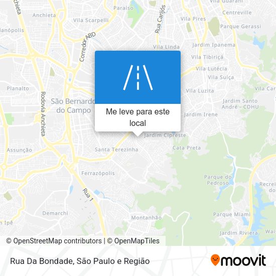 Rua Da Bondade mapa