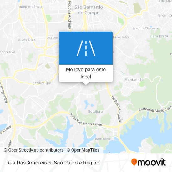 Rua Das Amoreiras mapa