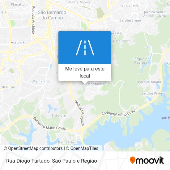 Rua Diogo Furtado mapa