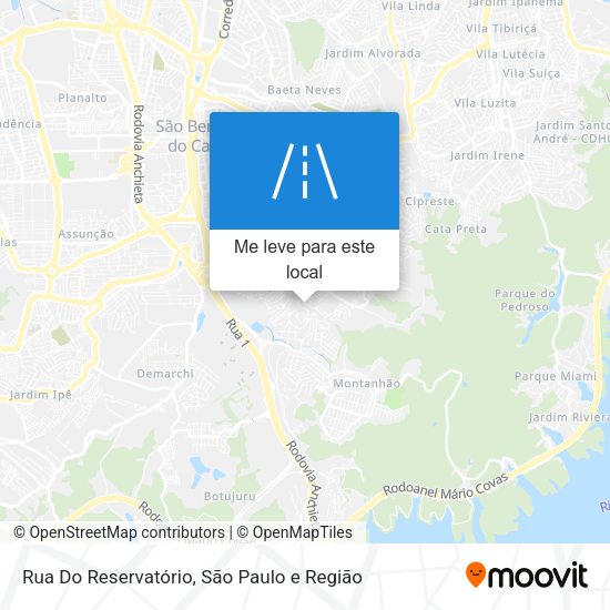 Rua Do Reservatório mapa