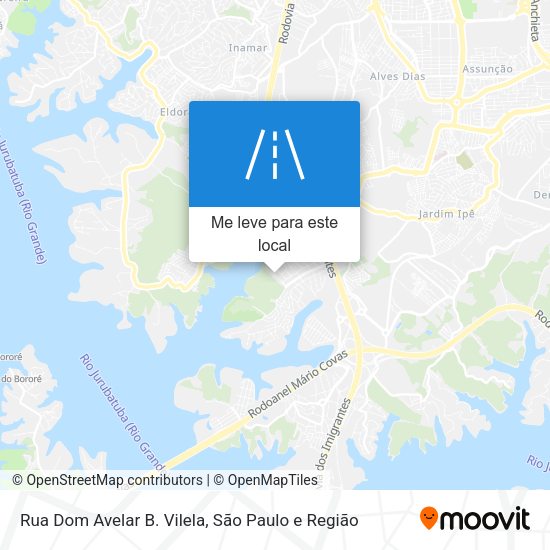 Rua Dom Avelar B. Vilela mapa