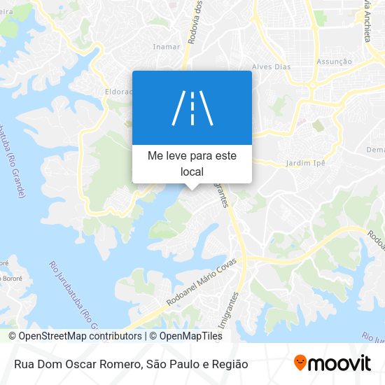 Rua Dom Oscar Romero mapa