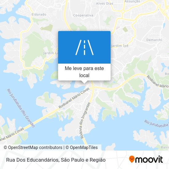 Rua Dos Educandários mapa