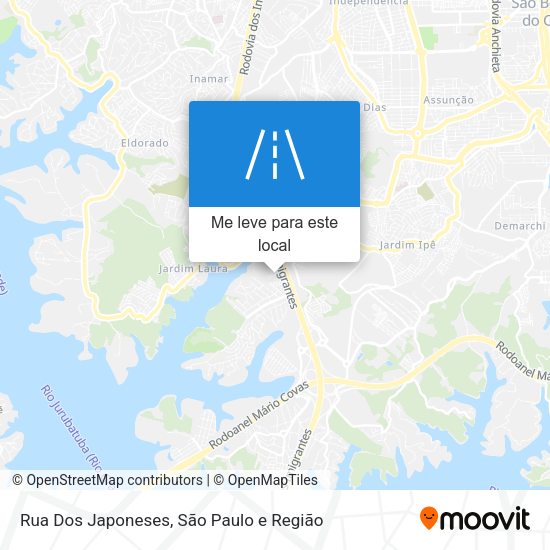 Rua Dos Japoneses mapa