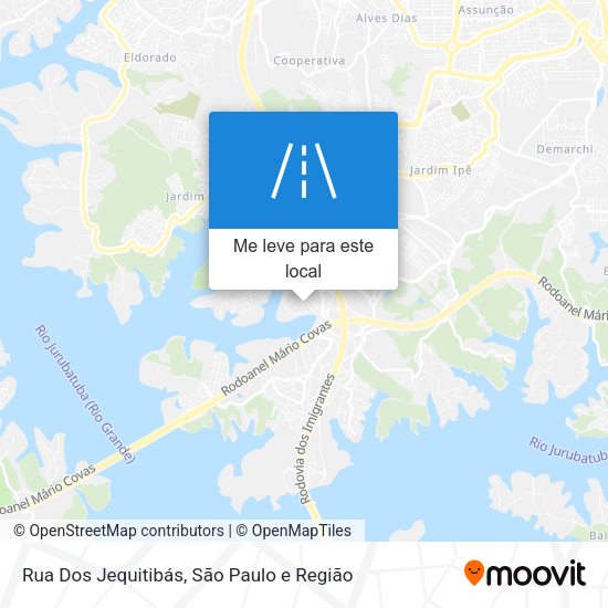 Rua Dos Jequitibás mapa