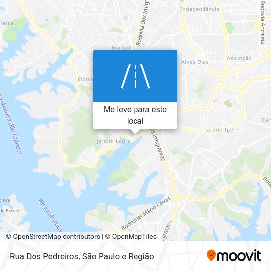 Rua Dos Pedreiros mapa