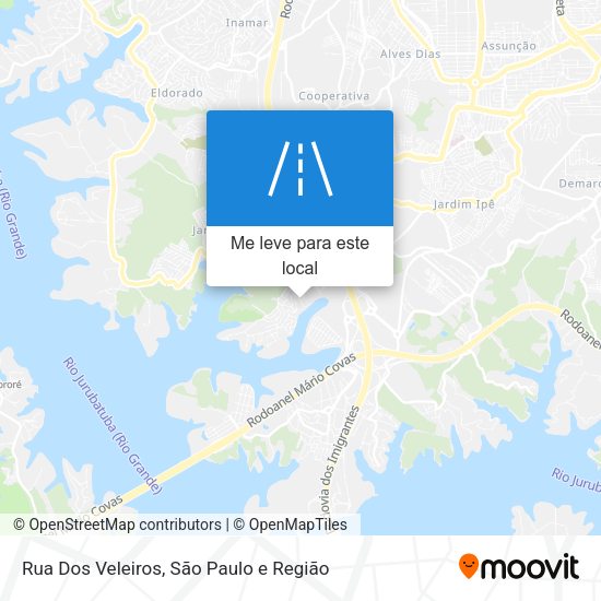 Rua Dos Veleiros mapa