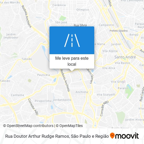 Rua Doutor Arthur Rudge Ramos mapa