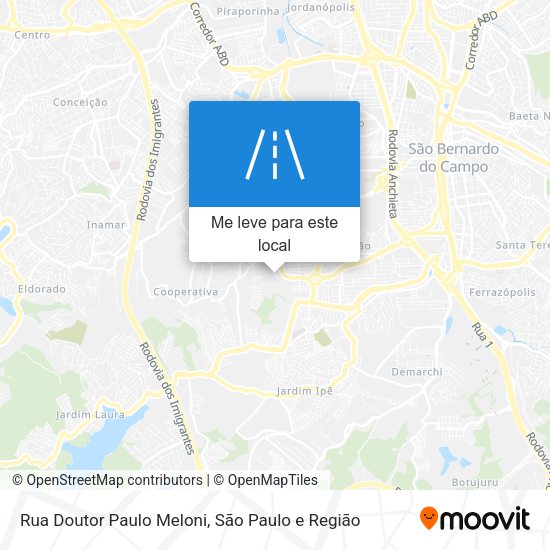 Rua Doutor Paulo Meloni mapa