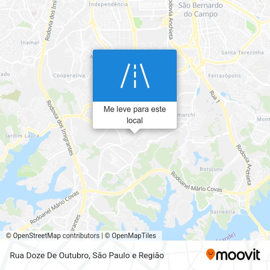 Rua Doze De Outubro mapa